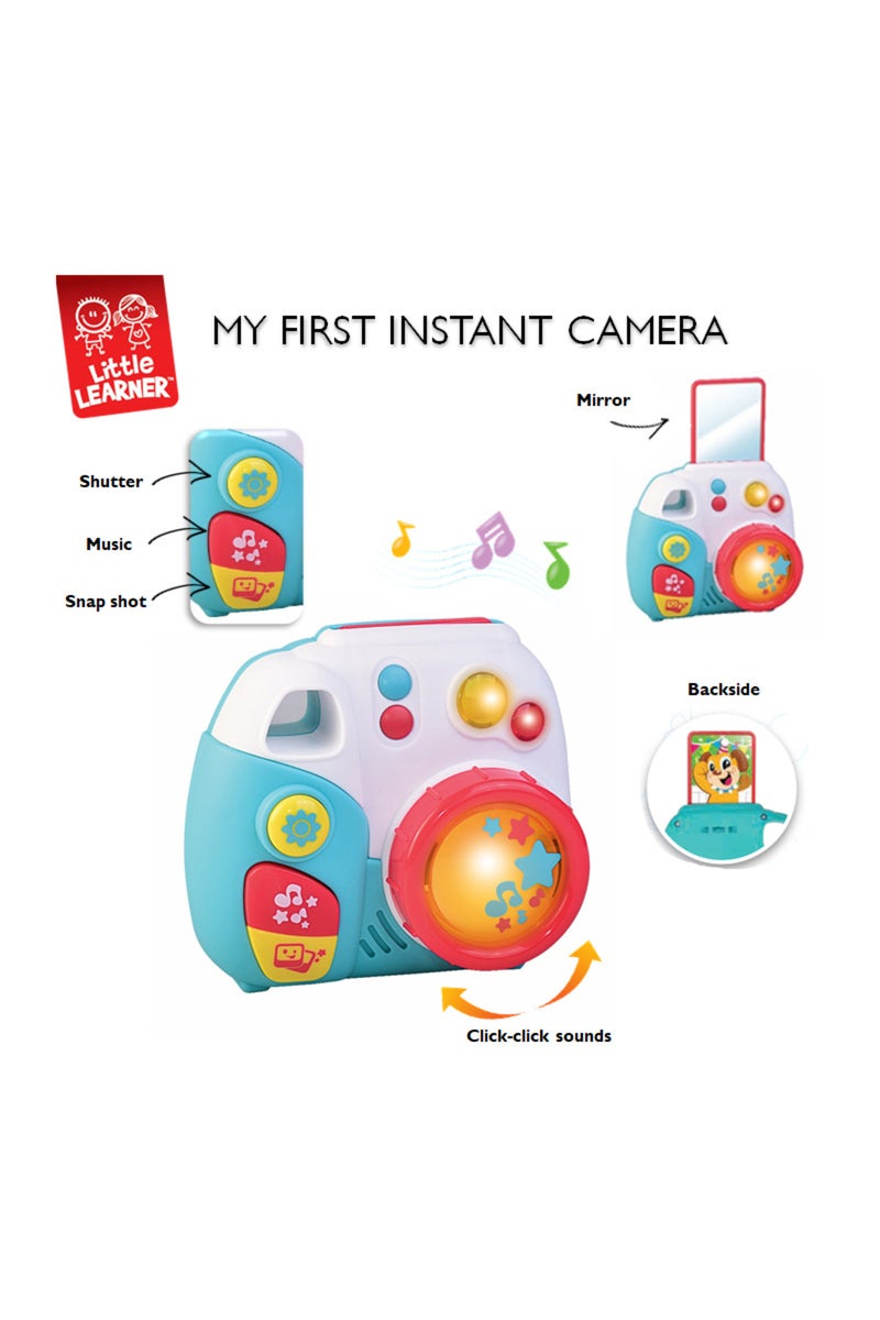 Little Learners ليتل ليرنرز ماي فن كاميرا بينك - ضوء وصوت، عدسة دوارة، ضوء وامض، 12M+ - Image 4