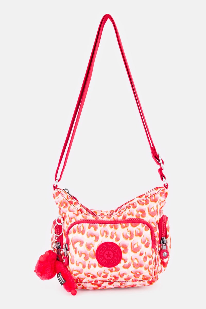kipling Women Animal Print Crossbody Bag, Multicolor - Image 1