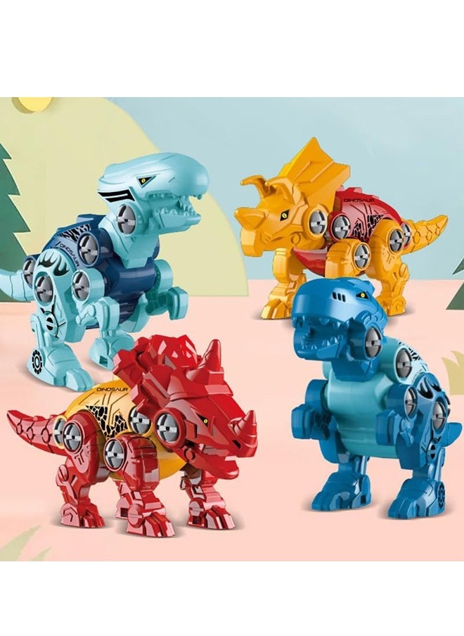 BAYBEE Baybee Take Apart Dinosaur Toys Assembly Toy for Kids, Dino Assembled Freely with Electric Drill and Screws DIY Construction Educational STEM Learning Toy 