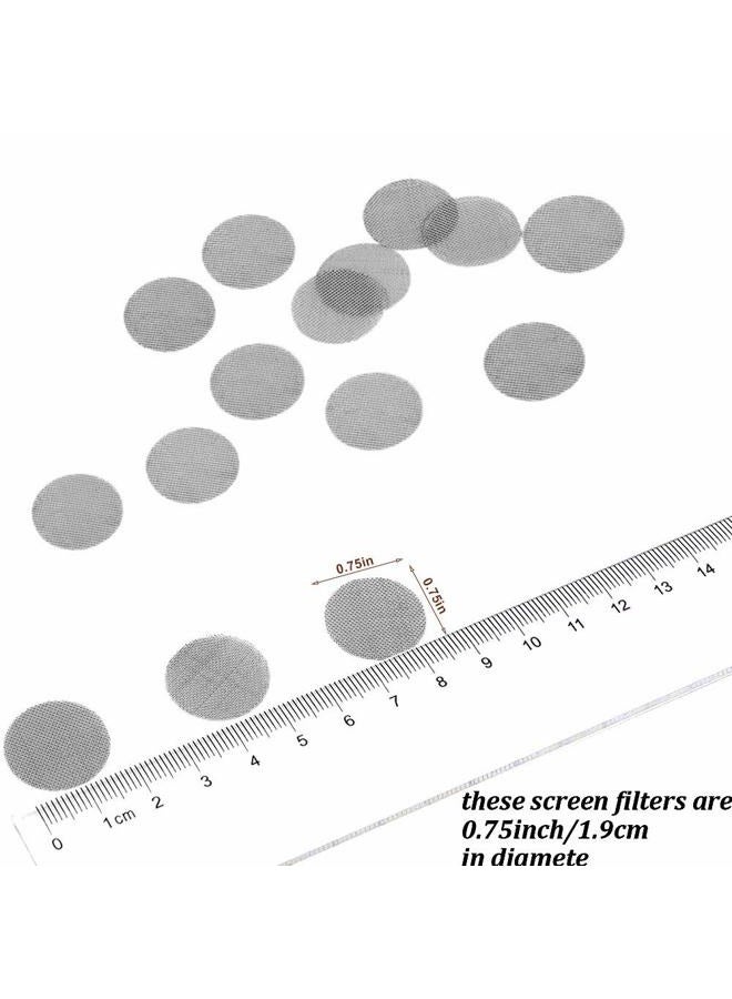 Nesohyy 200pcs Premium Stainless Steel Pipe Screens, 3/4 Inch with Metal Box - Image 3