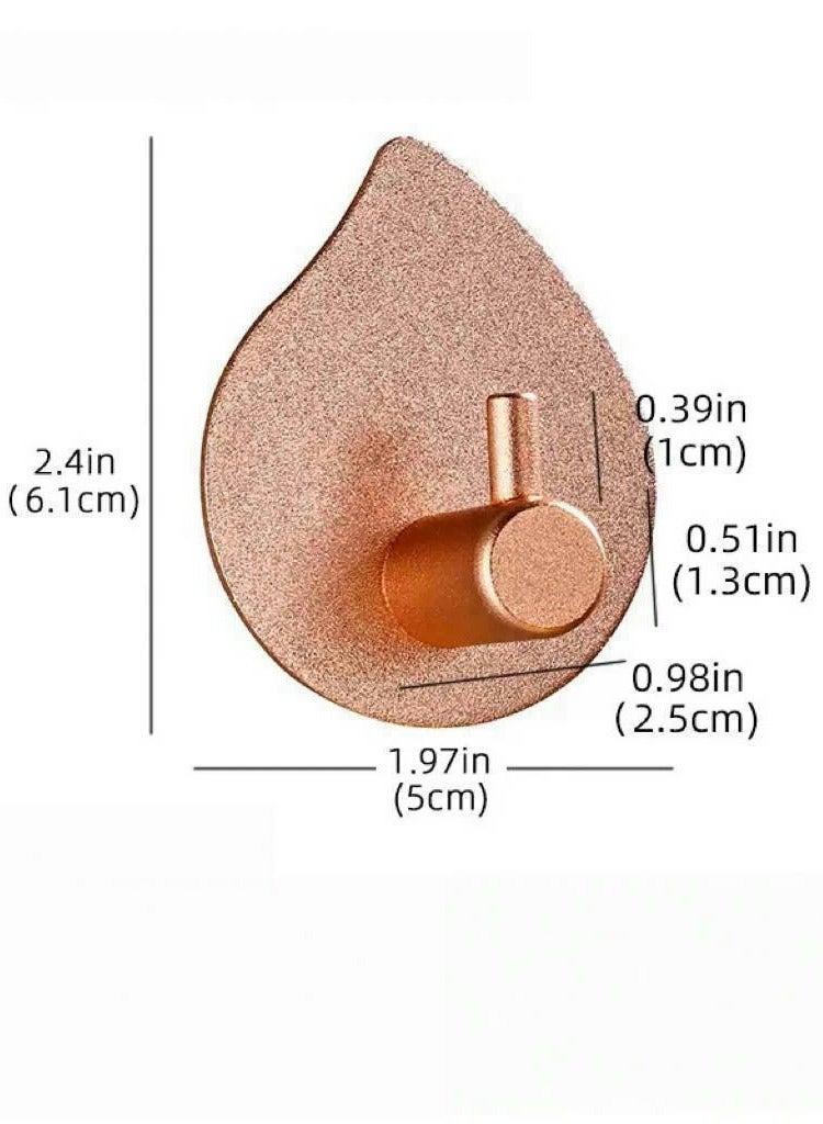 الجدار شنقا الحمام الملابس المعدنية خالية من اللكم هوك قوية ربط هوك الألومنيوم المرحاض شنقا هوك واحدة 