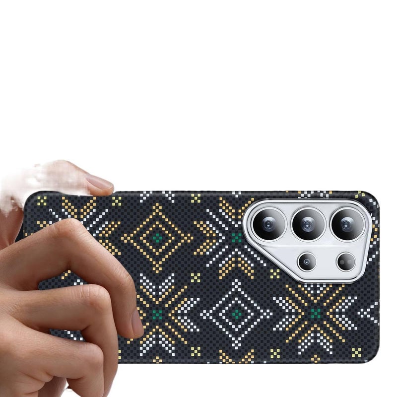 غطاء MagSafe لـ Samsung S26 Ultra / Samsung S26 باللون أبيض مضاد للانزلاق مغناطيسي مع مغناطيس قوي وملمس ناعم مع قبضة مضادة للانزلاق مع مقاوم للخدش للتخزين العملي للمدرسة للهدايا - Image 4