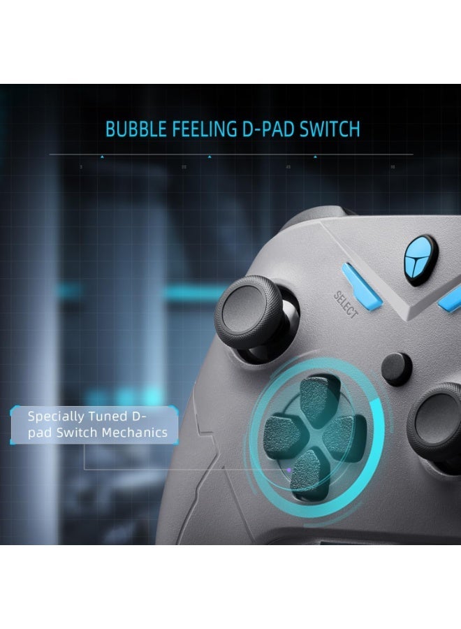 ThundeRobot G30S Tri-Mode Wireless Gamepad Controller Hall Effect Triggers 500Hz Polling Rate Adjustable Height Joystick for Switch Windows PC Tablet Smart TV - Image 3