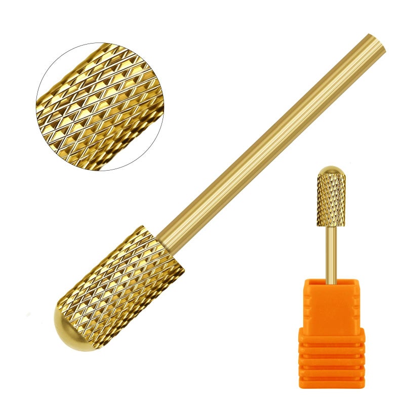 Nail polishing head, polishing and nail removal nail tools  gold - Image 1