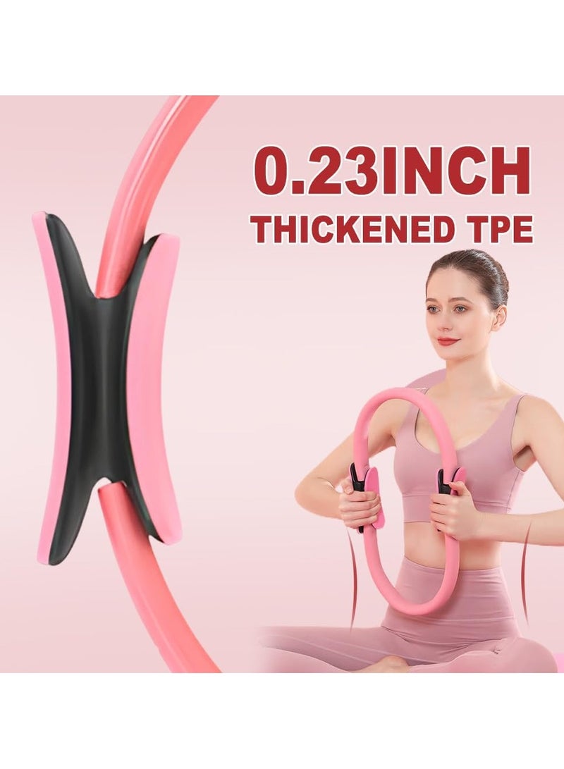 WAKYME Pilates Ring Circle - 40CM Resistance 8 KG Magic Fitness Circle for Toning Inner & Outer Thighs Bonus Workout Guide Included  - Image 5