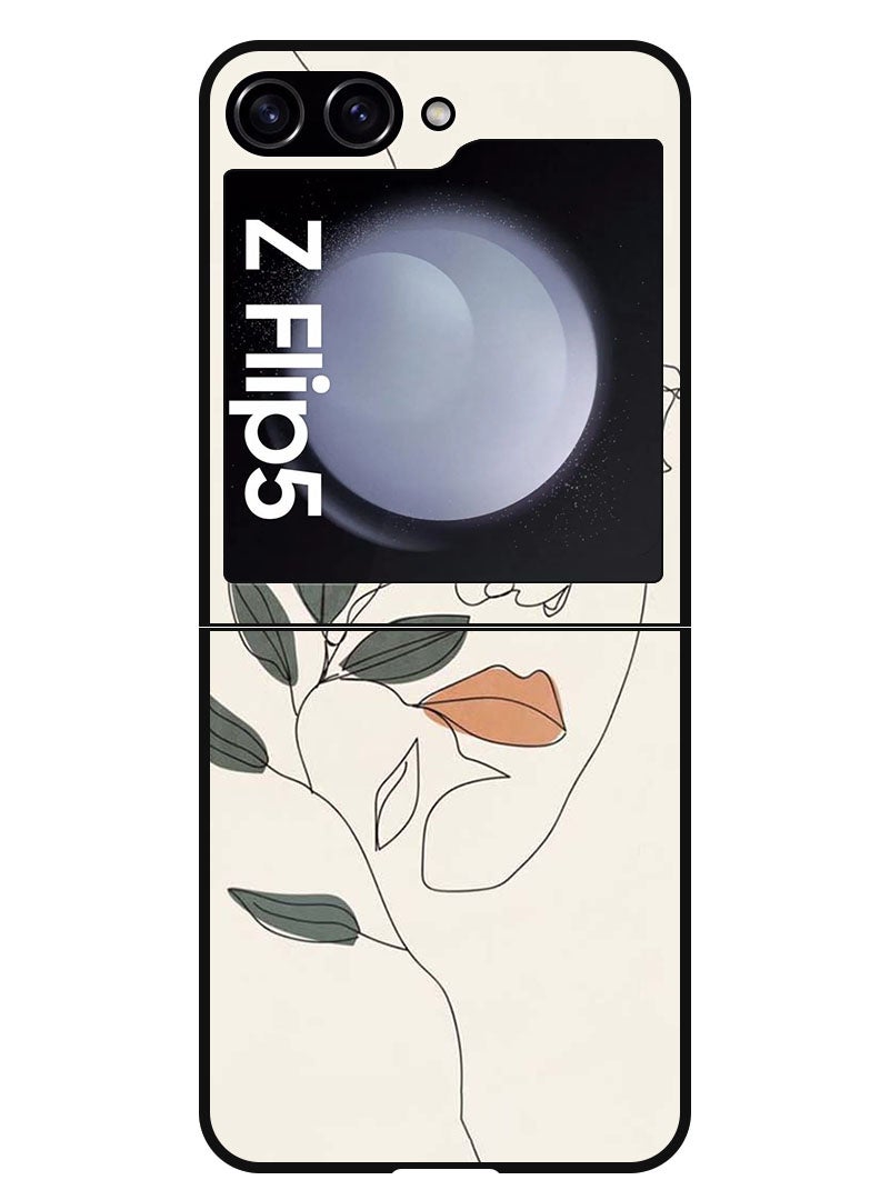 Theodor غطاء واقي مضاد للخدش ومقاوم للصدمات لجهاز سامسونج جالاكسي زد فليب 5 فن الفتيات - Image 1