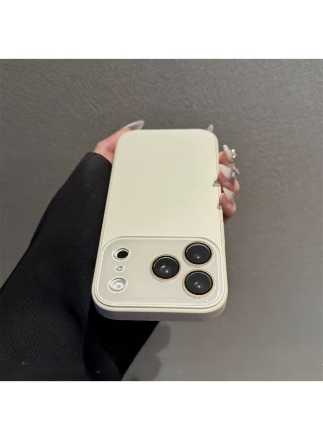 جراب هاتف سيليكون مطفي مقاوم للصدمات متوافق مع MagSafe لهاتف iPhone 16 ، أبيض - Image 3