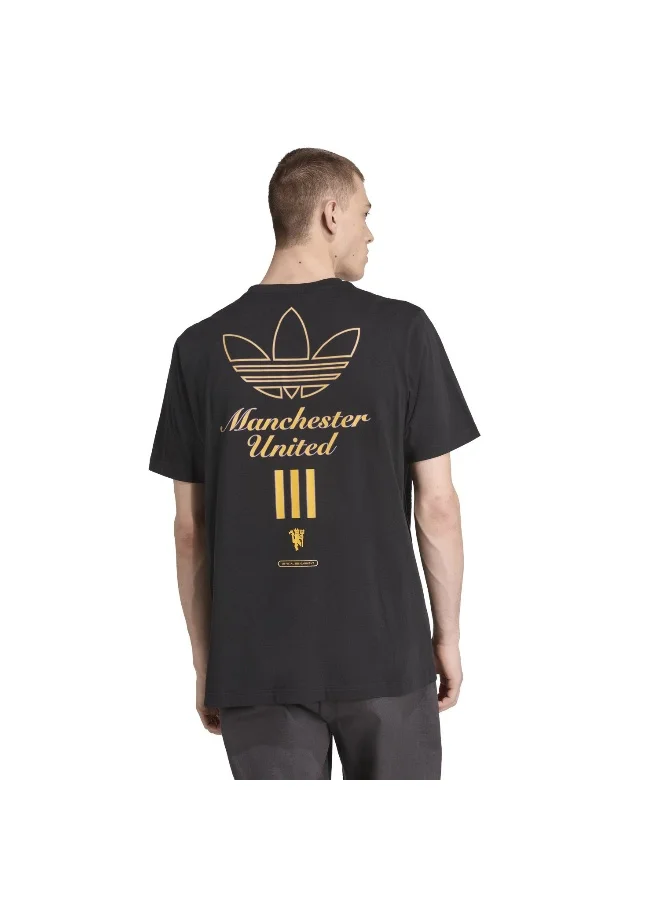Adidas Mufc Icon Gr Te Black T-Shirt (Short Sleeve) T-Shirts For Men