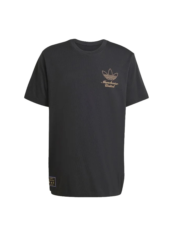 adidas Adidas Mufc Icon Gr Te Black T-Shirt (Short Sleeve) T-Shirts For Men