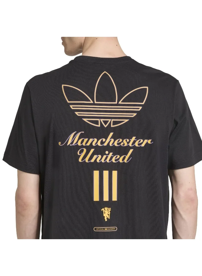 Adidas Mufc Icon Gr Te Black T-Shirt (Short Sleeve) T-Shirts For Men