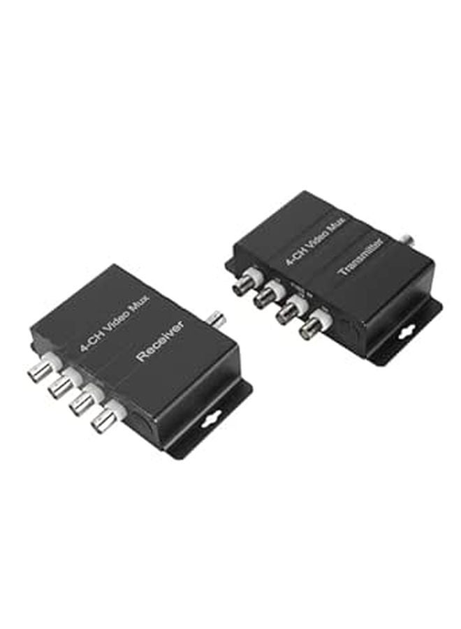 4 Channel Wireless Video Transmitter and Receiver Surveillance System - Image 1