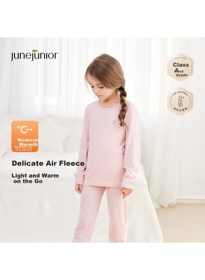 Junejunior Children's Thermal Underwear Set Autumn Winter High Elasticity Boys Girls Long Johns Pajamas Base Layer - Image 1