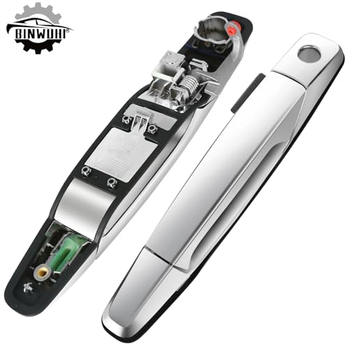 BINWUHI Exterior Front Driver Door Handle Compatible with The Following Models: 2007-2013 Cadillac Escalade, Chevrolet Chevy Silverado Tahoe Avalanche Suburban, GMC Sierra Yukon XL Denali, 20828258 - Image 2