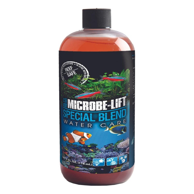 Microbe Lift Microbe-Lift SBH04 Special Blend Aquarium and Fish Tank Cleaner for Freshwater and Saltwater, 4 Ounces - Image 1