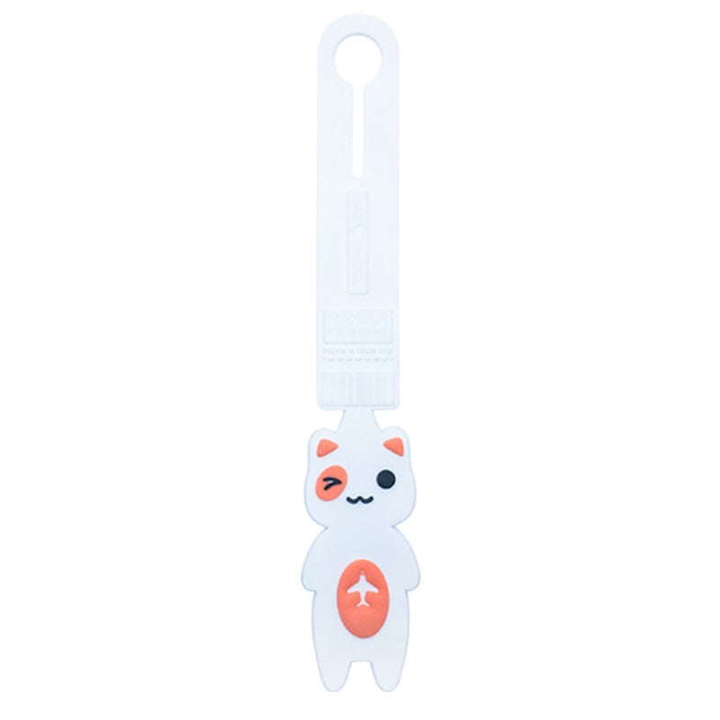 Korean Cartoon Luggage Tags for Travel F6 orange belly 