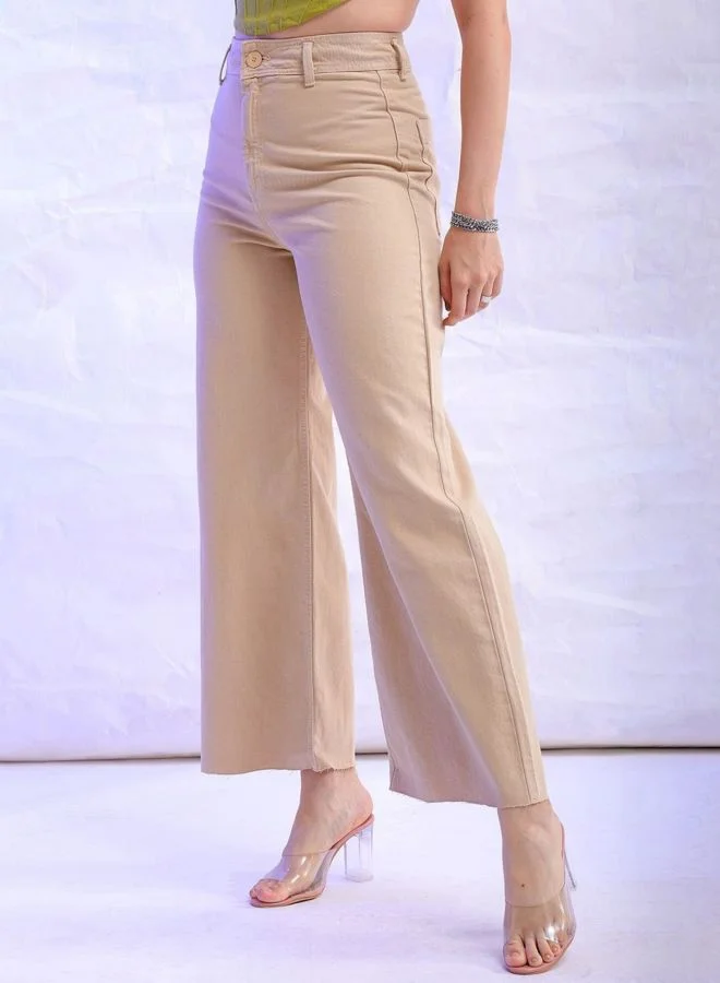 Freehand  Women Bootcut Solid High Rise Jeans for Women | Best Price UAE