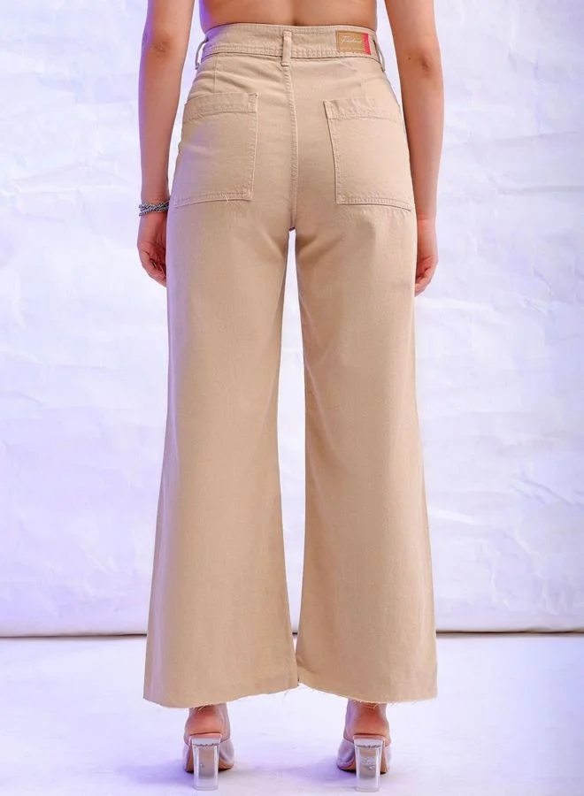 Freehand  Women Bootcut Solid High Rise Jeans for Women | Best Price UAE