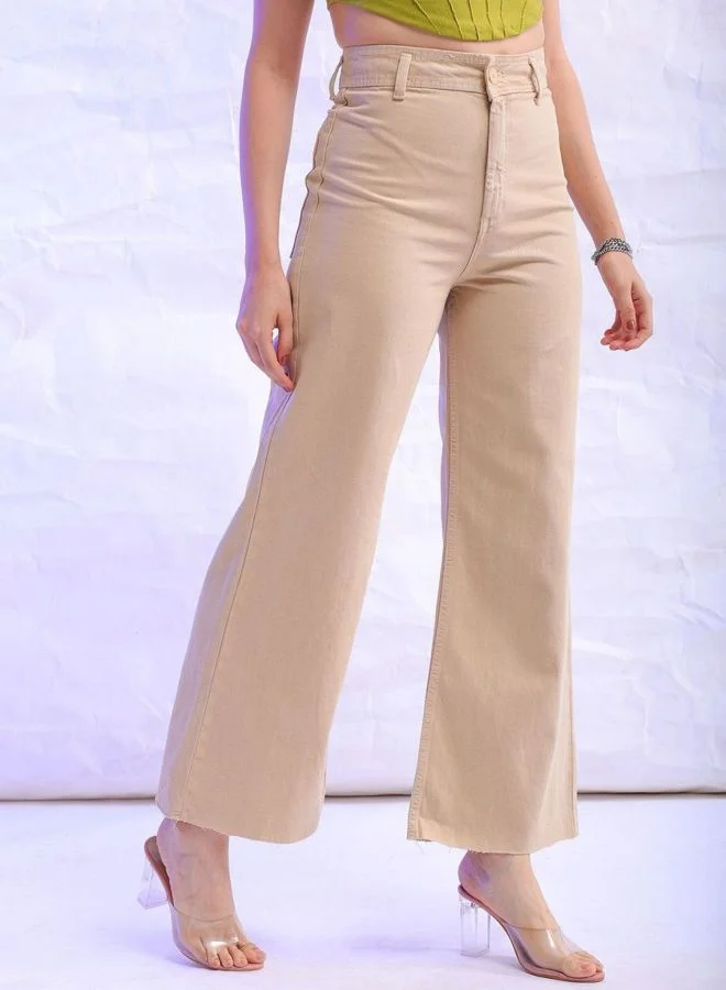 Freehand  Women Bootcut Solid High Rise Jeans for Women | Best Price UAE