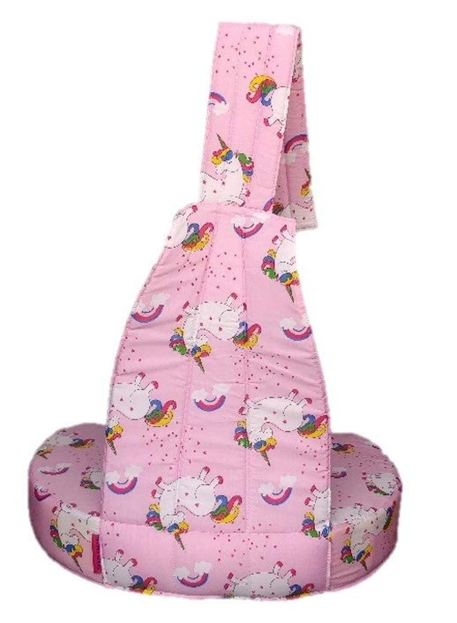 Kids Creation Mommas Baby Feeding Pillow with Back Support & Washable Cover (Pink) - Image 2