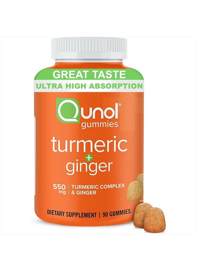 Turmeric and Ginger Gummies - Joint Support Supplement with Ultra High Absorption, 90 Count Vegan and Gluten Free Gummies - pzsku/ZFB9963703331210E373EZ/45/_/1715632795/9a991a93-ca43-4947-b7af-349a13640812