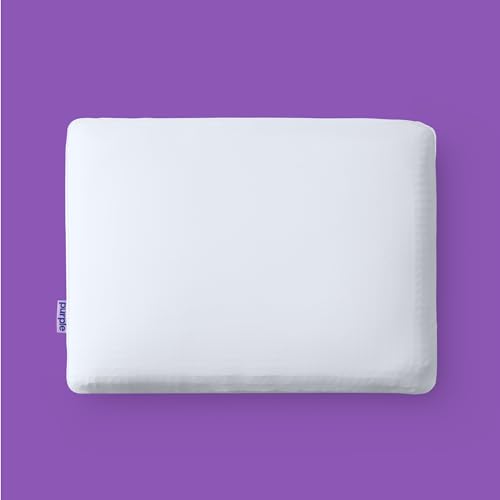 Purple DreamLayer Pillow - Standard Size, Multi-Layered GelFlex Grid & MicroAir Foam for Support & Pressure Relief - Customizable Height with Removable Foam Booster Layers - Image 1