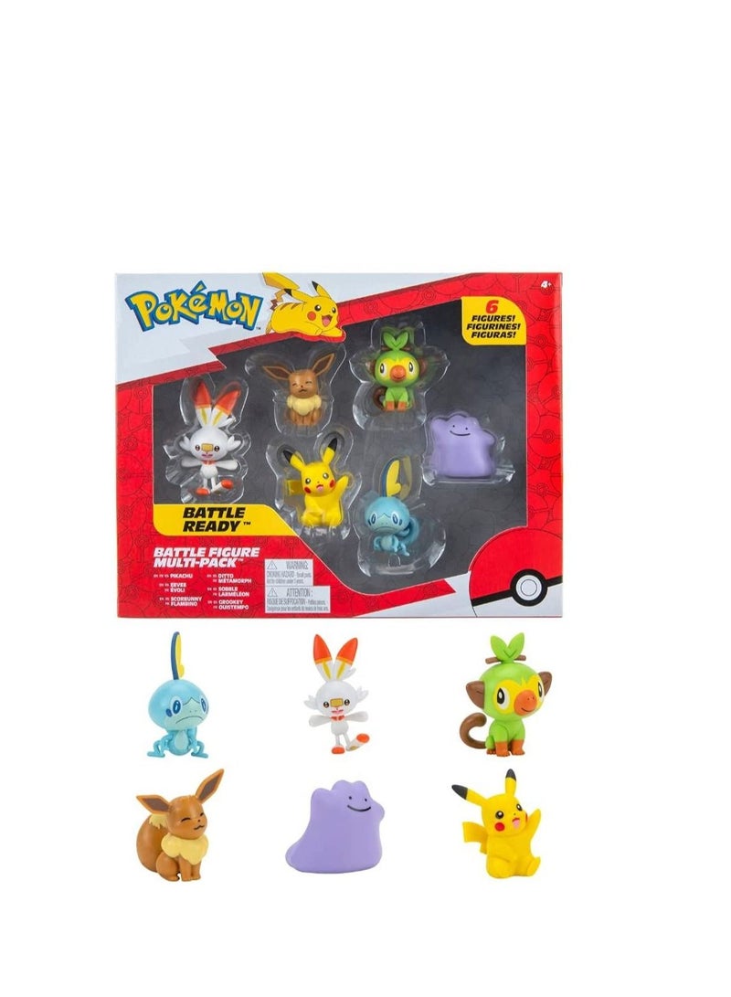 Pokemon 6-Piece Battle Figure assorted - Image 1