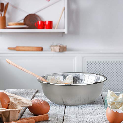 Doryh 4 Packs Stainless Steel Mixing Bowls, Nesting Metal Bowls for Cooking and Serving (9.6"x3.5") - Image 2