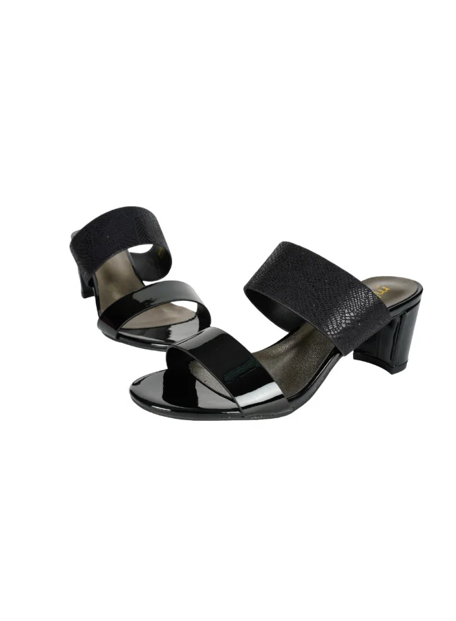 Michelle Morgan Black 092-2654 Michelle Morgan Ladies Block Heel 914RJ192 Black for Women | Best Price UAE