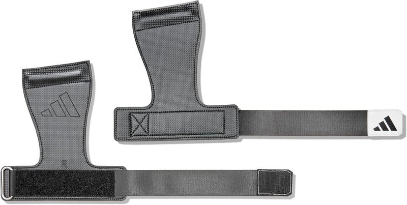 ADIDAS Lifting Grips - Black/White - S/M - Image 2