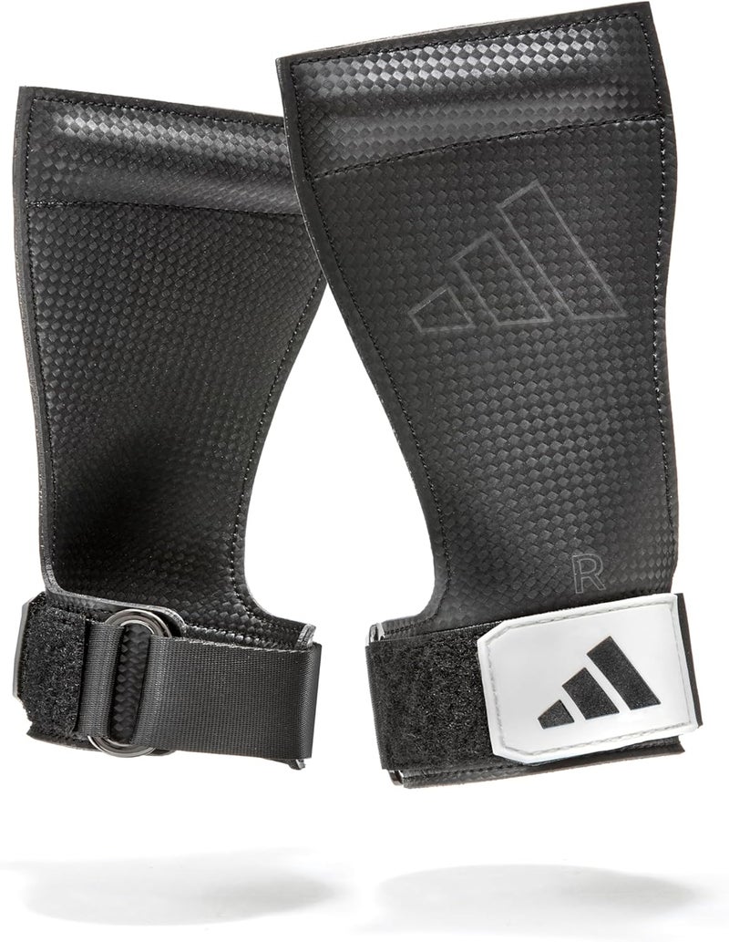 ADIDAS Lifting Grips - Black/White - S/M - Image 1