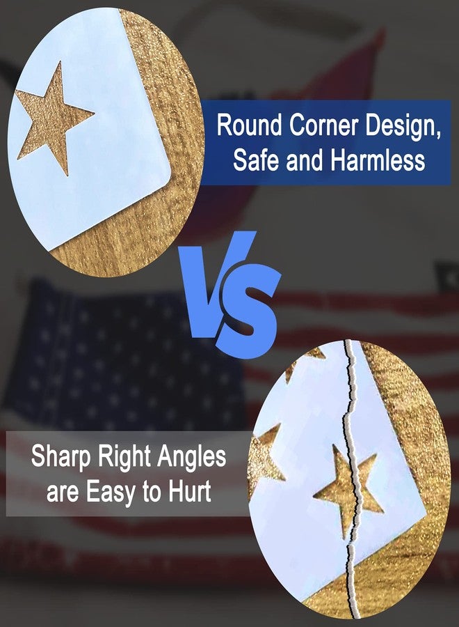 WISYOK Jumbo American Flag 50 Star Stencil Template, 24.5'' x 17.5'', 3 Sizes Large Plastic Stencil Template for Painting on Wood, Fabric, Paper, Airbrush, Walls Art - Image 3