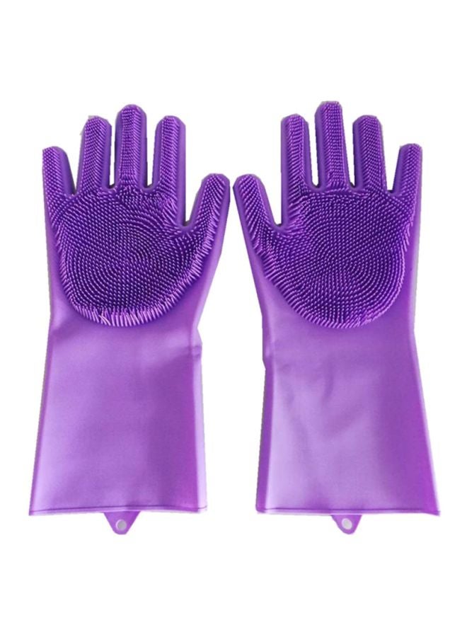 Sharpdo Magic Dishwashing Gloves Purple 33 x 12centimeter