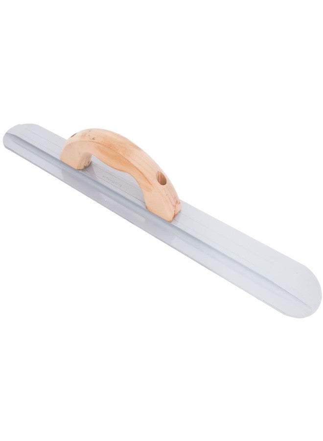 MARSHALLTOWN Round End Magnesium Hand Float, 24 Inch x 3-1/8 Inch, Large Round Wooden Handle, Eliminates Float Marks, Provides Smooth Finish, Made in the USA, Concrete Float, 155LRW - Image 2
