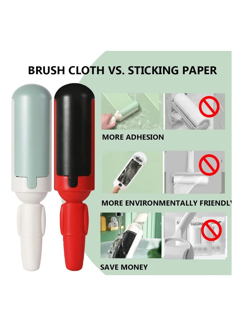 KASTWAVE فتاحة شعر الحيوانات الأليفة، 2 قطعة مزيل شعر الكلاب، رول مزيل الشعر، فرشاة لint قابلة لإعادة الاستخدام، رول مزيل شعر الكلاب والقطط، مزيل الوبر للملابس، للسجاد، الملابس، الفراش، الأريكة - Image 1