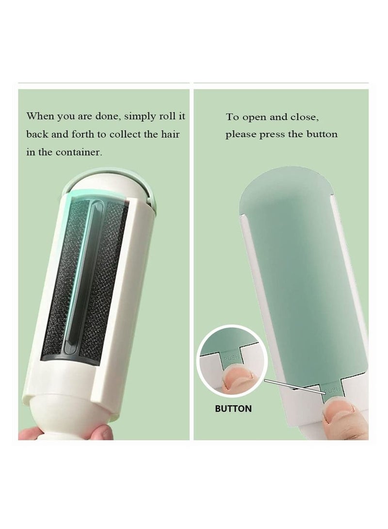 KASTWAVE فتاحة شعر الحيوانات الأليفة، 2 قطعة مزيل شعر الكلاب، رول مزيل الشعر، فرشاة لint قابلة لإعادة الاستخدام، رول مزيل شعر الكلاب والقطط، مزيل الوبر للملابس، للسجاد، الملابس، الفراش، الأريكة - Image 3