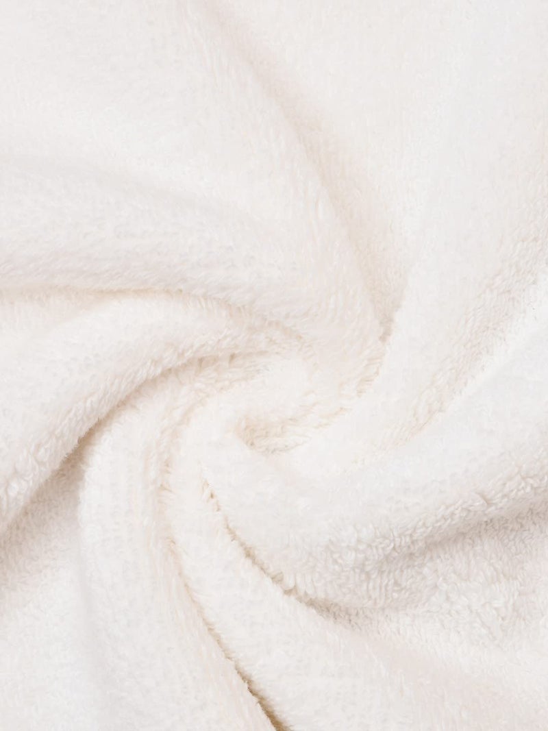 Bombay Dyeing Super Ultrx Zero Twist Plain Dyed 650 GSM Cotton Bath Towel - Ultrx (White) - Image 4