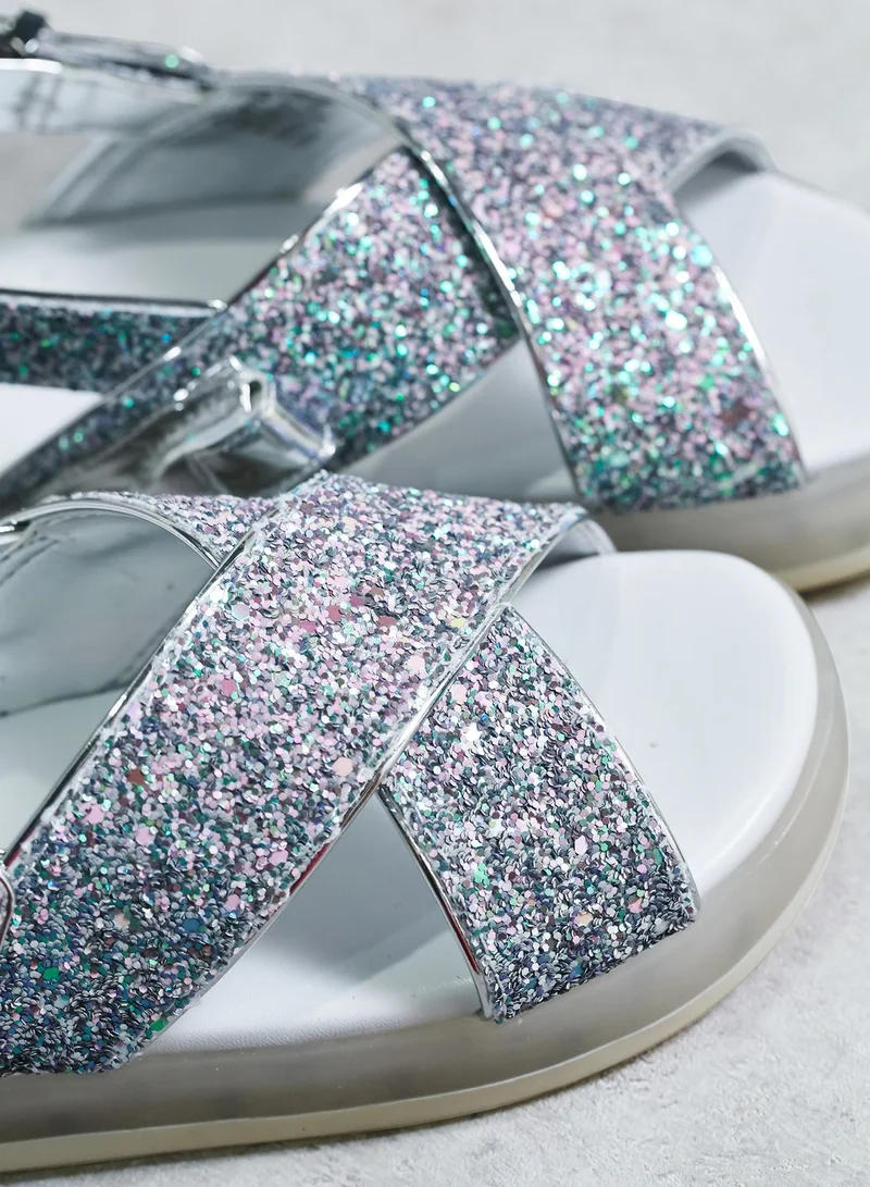 mini miss kg Lightning Light Up Sole Sandals