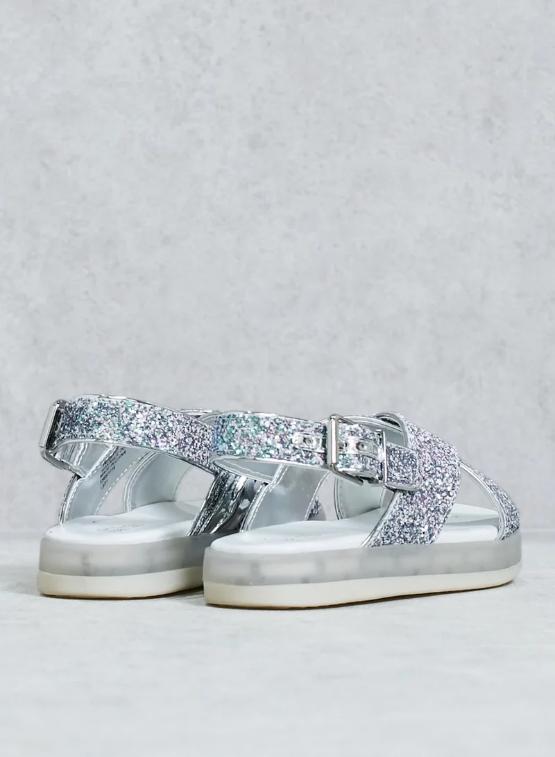 mini miss kg Lightning Light Up Sole Sandals