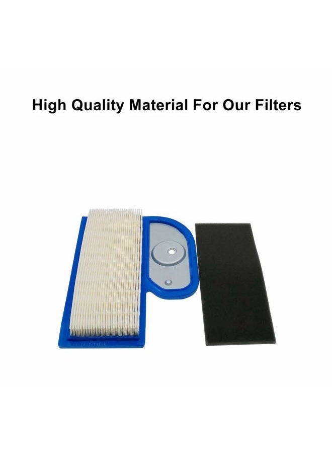 MOWFILL 2 Pack 11013-7002 Air Filter with 11013-7001 Pre Filter Replace for Kawasaki 11013-7006 E7195-11210 John Deere M137556 Cub Cadet 490-200-0004 Fits FH451V FH500V FH531V FH541V FH580V FH680D - Image 4