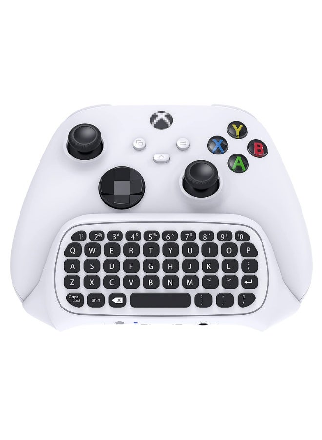 DOBE Xbox Series X/S Controller Keyboard Gamepad, 2.4Ghz Mini QWERTY Controller Keyboard Gaming Chatpad with Audio/Headset Jack - Image 1