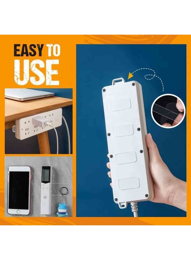 60 PCS Multifunctional Double Sided Adhesive Tape, Double Sided Tape Heavy Duty, Transparent Non-marking Stickers,Washable Double Sided Tape,Strong Sticky Wall Tape Strips Transparent Tape - 1 box - Image 2