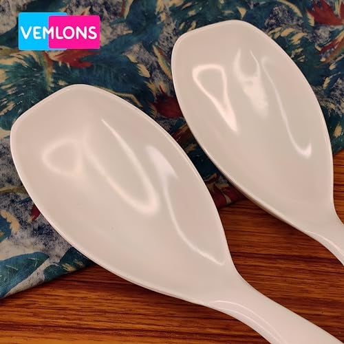 Vemlons Serving Spoon Long Handled Serving Spoon Melamine Tableware (Set of 3 Piece) - Image 2