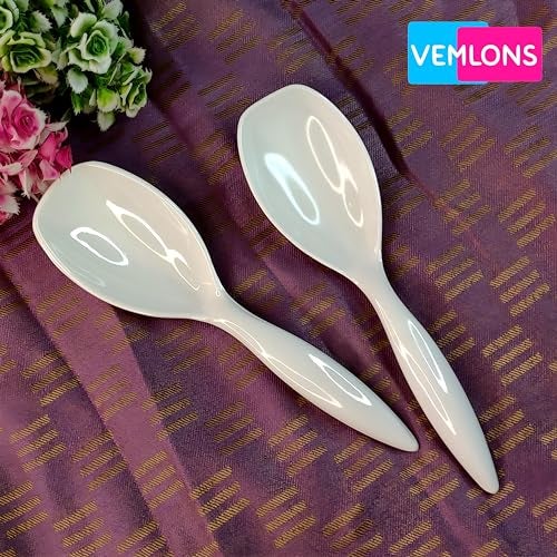 Vemlons Serving Spoon Long Handled Serving Spoon Melamine Tableware (Set of 3 Piece) - Image 5