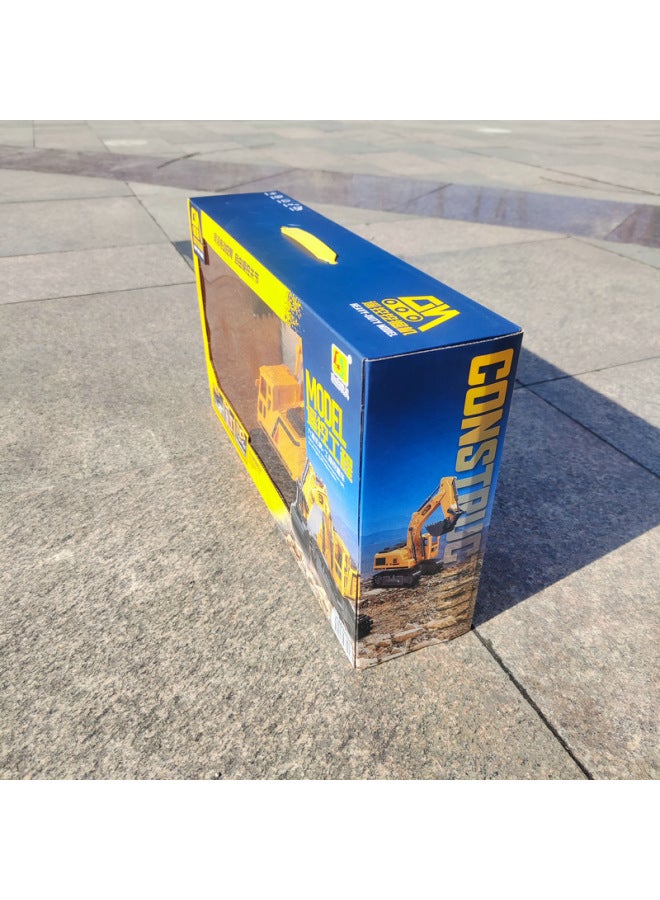 Boys' Six-channel Electric Wireless Remote Control Excavator Suit Children's Toy Remote Control Car Gift Box Training Class Gift-Color:Six-channel Remote Control Excavator 935-269 - Image 4