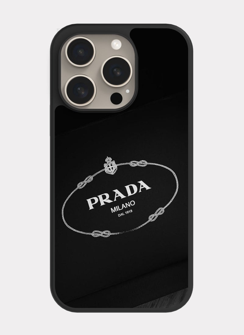 بكسلات كفر ايفون 15 برو برادا ابيض - Image 1