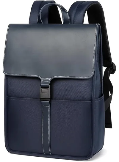 Mobcos Mobcos Waterproof Laptop Backpack with USB Charging Port for Men & Women – Slim Anti-Theft Business Travel Backpack Fits Laptop, Lightweight College School Bag Large Capacity Navy Blue