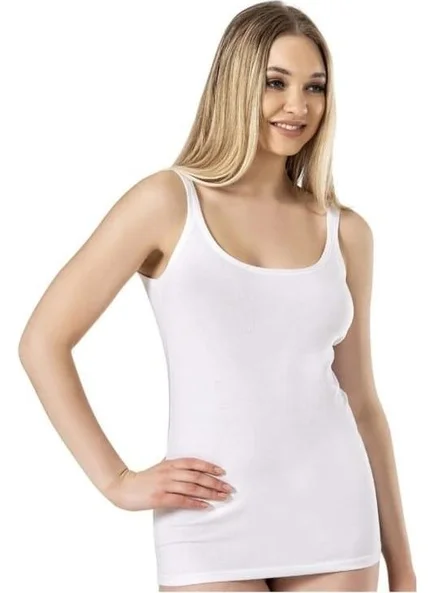 Jiber 528 Women's Wide Strap Undershirt 10 Pieces