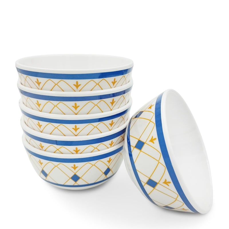 Superware سوبر وير | ميلامين نقي | مجموعة أطباق - أناقة 4 بوصة (6 قطع) | خالية من البقع، تشطيب مزجج - Image 3