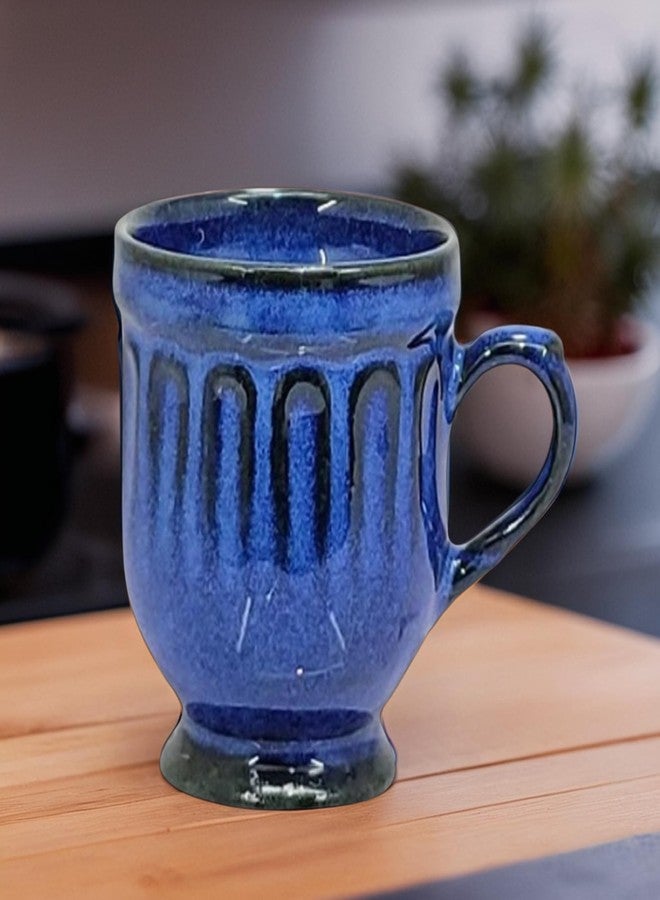 KITTENS Ceramic Tea Set with Kettle - Blue - 6 Handcrafted Cups (140ml Each) - Microwave & Dishwasher Safe - Food Grade Ceramic - Elegant Gifting & Daily Use - Image 3