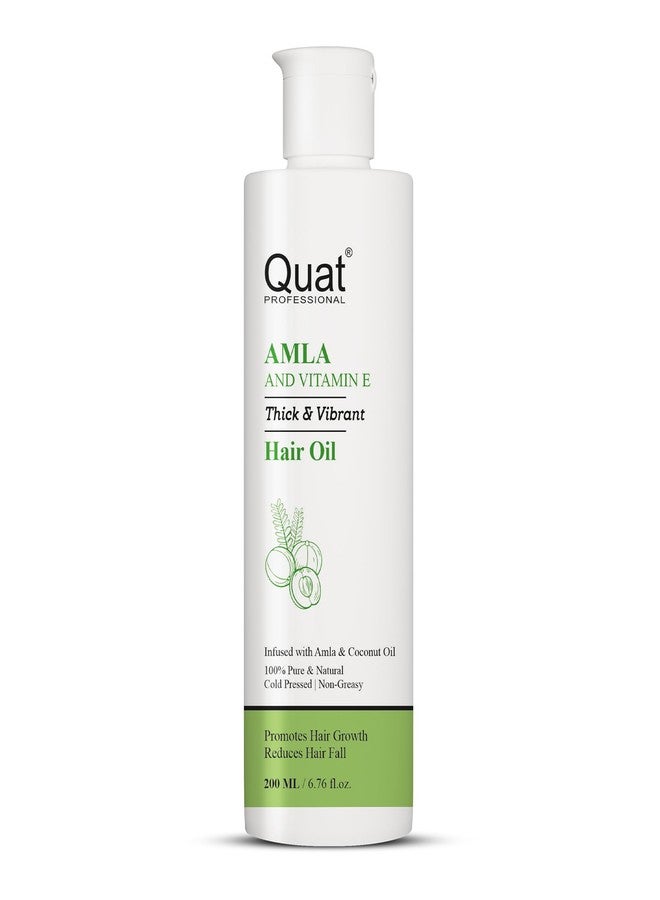 Quat Professional Amla and Vitamin E Hair Oil, Thick & Vibrant, Non-Greasy, 200 ml - Image 2